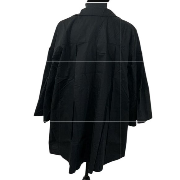 Anthropologie Harshman Black Oversized Tunic/Top(Size Large) - Picture 5 of 12